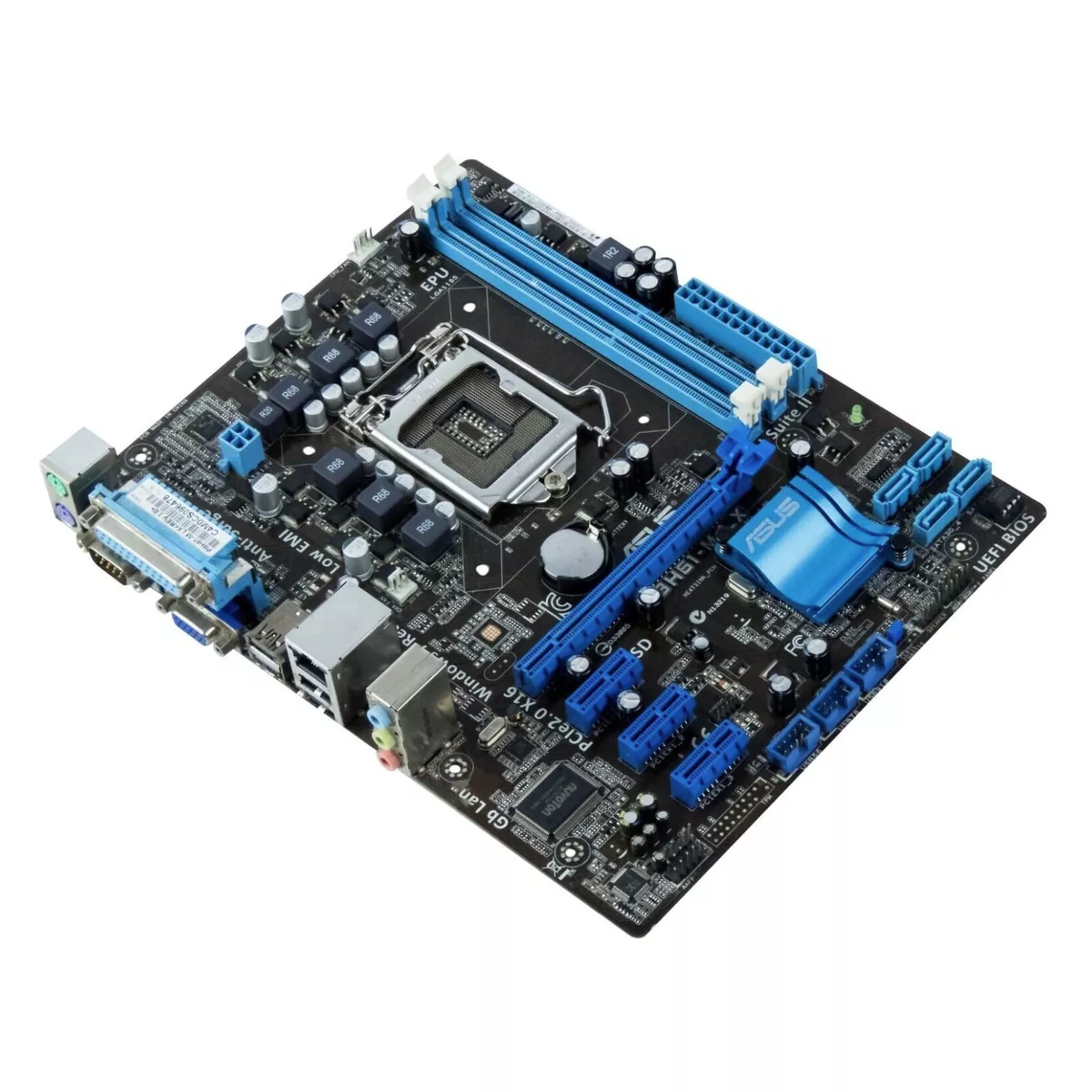 ASUS P8H61 M LX2 MicroATX LGA1155 DDR3 Motherboard with I O Shield Inc VAT