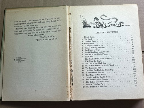 L Frank Baum | John R Neill / CHILDREN THE MAGIC OF OZ 1st Edition 1919 - Imagen 10 de 24