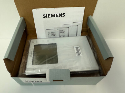 SIEMENS QMX3.P44 T/RH SENSOR AND ROOM UNIT WHITE NEW OPEN BOX