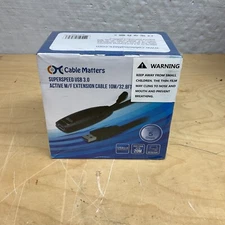 Cable Matters 10 Meter (32ft) USB 3.0 Active Extension Cable w/ Aux Audio Port