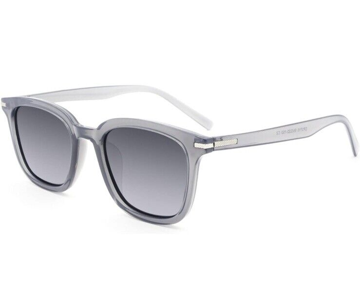 Carfia Vintage Round Polarized Sunglasses for Women UV Protection Gray  Silver