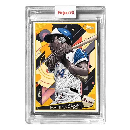 2021 Topps: Project 70 Card #840 - Hank Aaron 2009 by Quiccs - Brand New