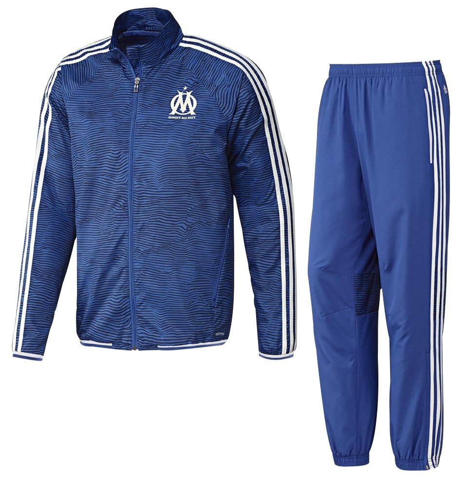 Adidas Olympique De Marseille [Size 128 - 176] Tracksuit New Original | eBay