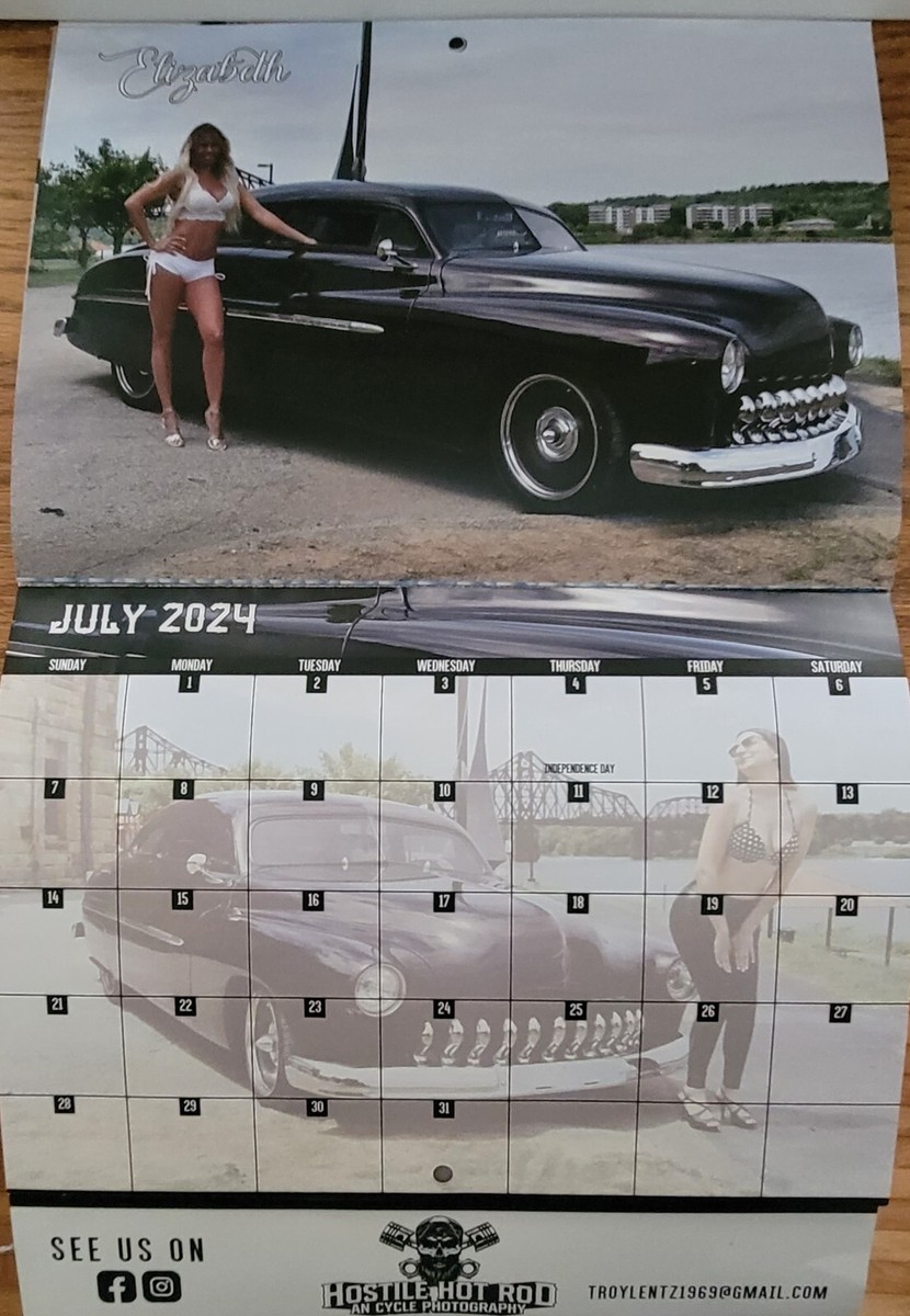 2024 Hot Rod & Street Rod Pin-Up Calendar | eBay