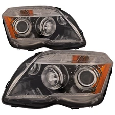 Halogen Headlight Set For Mercedes-Benz GLK350 2010-2012 CAPA