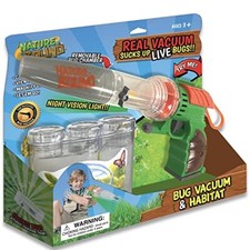 Bug Catcher Vacuum with 3-Cavity Habitat Case for Backyard Exploration
