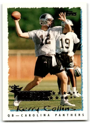 1995 TOPPS KERRY COLLINS RC CAROLINA PANTHERS #224