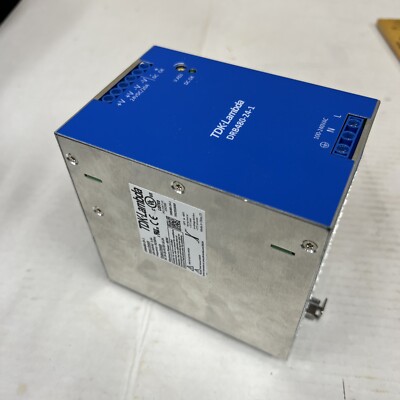 TDK-Lambda DRB480-24-1 AC/DC DIN Rail Power Supply (PSU), 1 Output, 480 W, 2