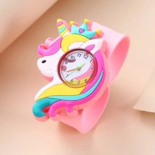 Watch Baby Wrist Watch 3D Cartoon Kids Watch Birthday Gift Unicorn Toy Watch