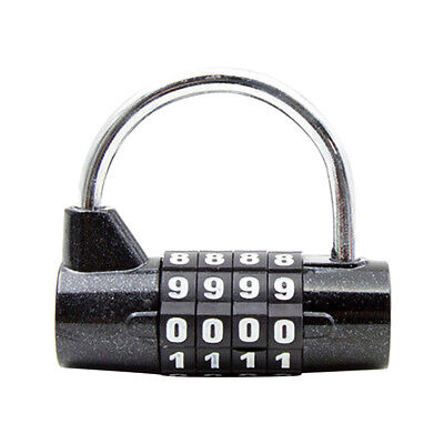 4Digit Dial Combination Suitcase Luggage Metal Code Password Lock Padlock Travel