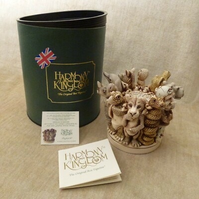 HARMONY KINGDOM PERFECT TEN 10 UK MADE BOX FIGURINE ANIMALS Royal Watch Club