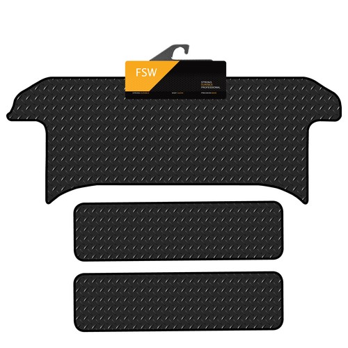 Fits Vauxhall Vivaro 20012014 Rear Mat For Bench Seat Tailored 3mm