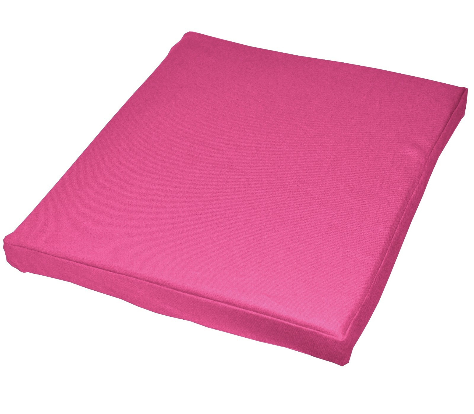 aa140t Fuschia Pink Cotton Canvas 3D Box Sofa Seat Cushion Cover*Custom