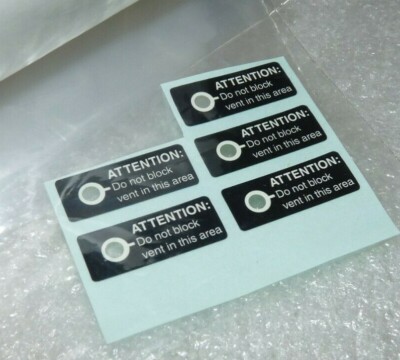 Motorola Solutions 5478220A01 Air Ventilation Label DP3441 Two-Way  