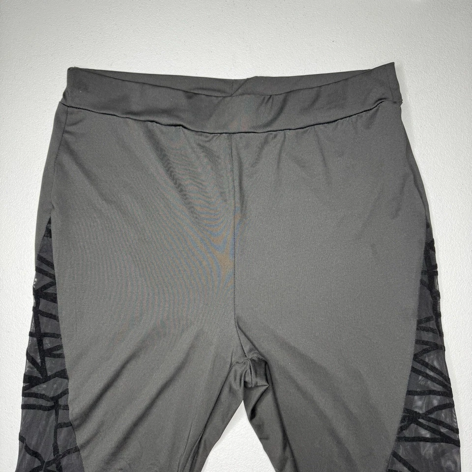 Shein Sport Juego Set Mujer’s Patchwork Geo Malla Leggings Talla 0XL Negro Elástico Foto 4 de 4