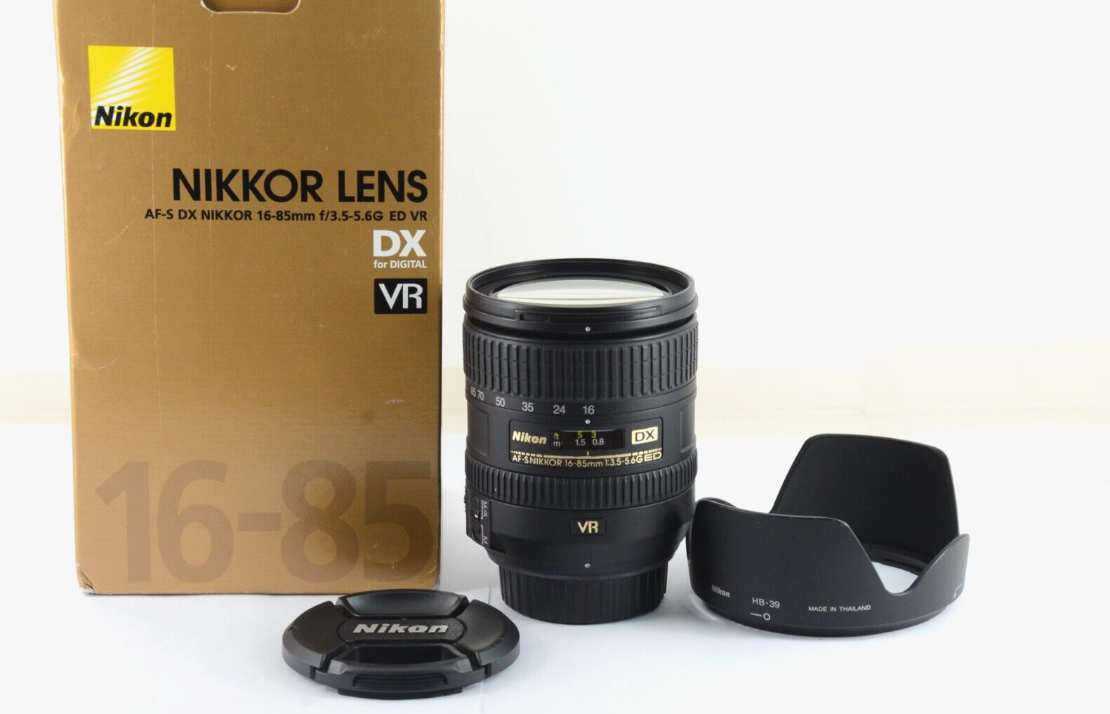 Nikon 16-85mm F/3.5-5.6 AF-S VR DX L ED Lens  D600 D50 D100 D200 D90 D300