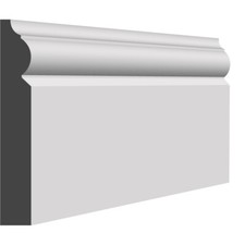 TORUS 324 MDF SKIRTING BOARD - 18MM - PRIMED / UNPRIMED