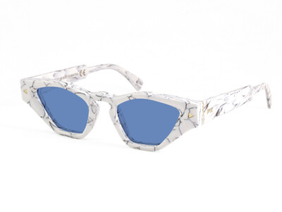 X-LAB Sonnenbrille Mod. SUMATRA WEISS MARMOR / HELLBLAU POLARISIERT