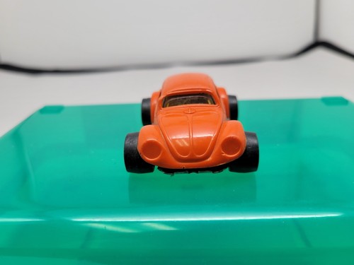 Vintage Tonka Orange Plastic Mini Totes Volkswagen Bug /Beetle - Picture 2 of 7