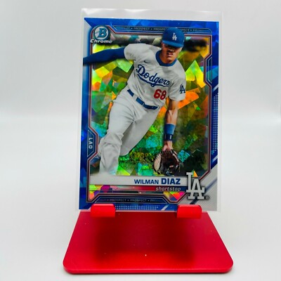 2021 Bowman Draft Sapphire #BDC-184 Wilman Diaz | eBay