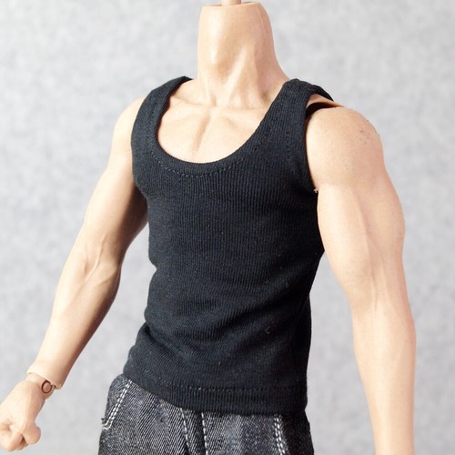 1/6 Maßstab Herren Sport Weste Top Shirt Kleidung passt 12 Zoll Mann Muskelfigur Körper - Bild 6 von 20