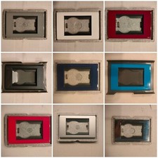 NUOVE ORIGINALI PLACCHE SCHUKO 4750 VARI COLORI BTICINO LIVING CLASSIC 3 POSTI