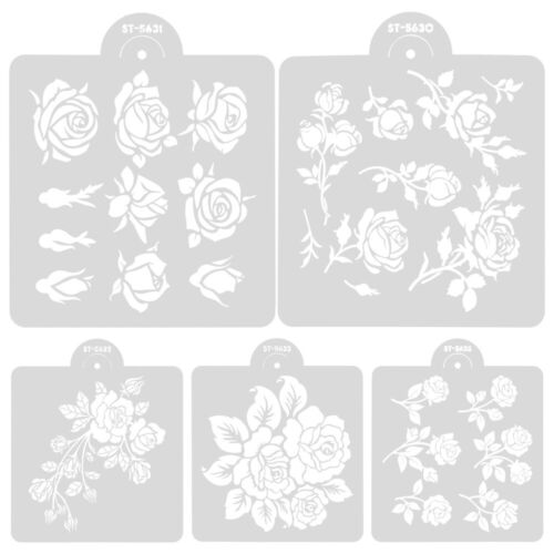 5 Sheets Sketch Holiday Stencil Material Stencils For Painting for Holiday - Picture 1 of 12