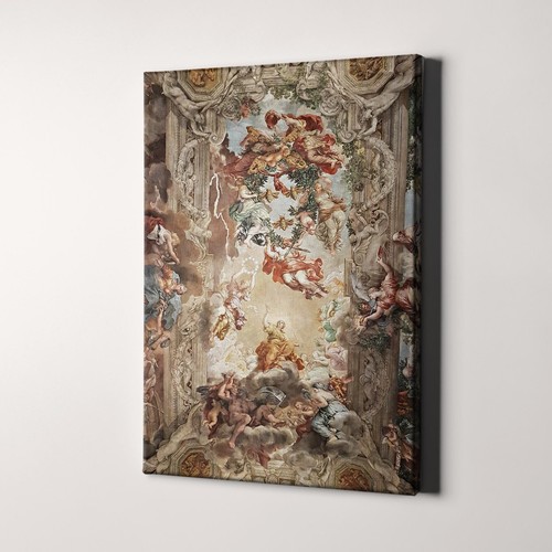 The Triumph of Divine Providence, 1633 Christian Jesus God Canvas Wall Art Print - Picture 3 of 6