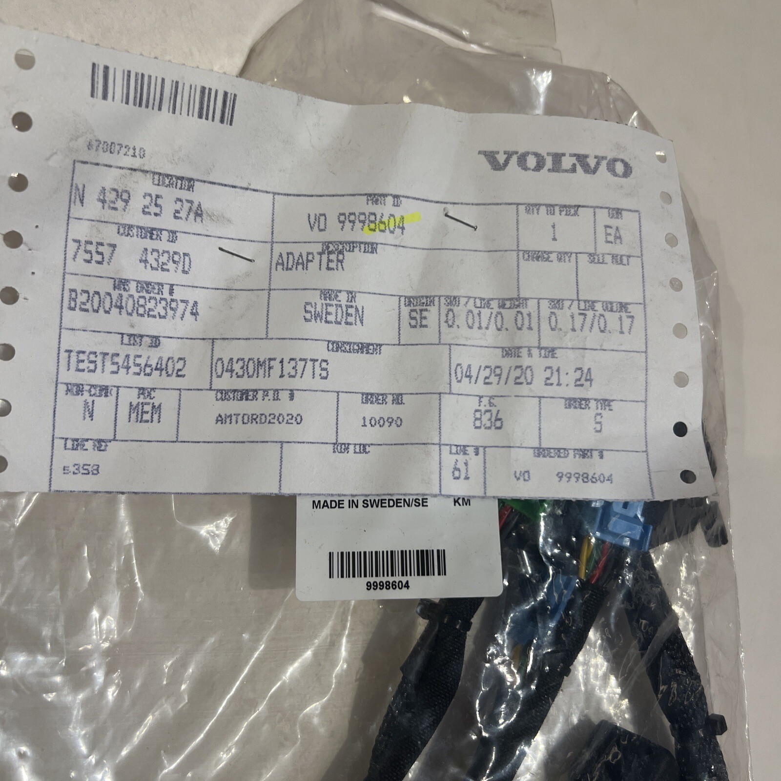 Volvo 9998604 for sale online | eBay