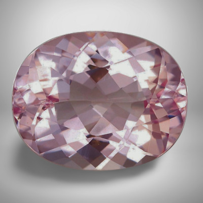 Morganite Oval Cut Gemstone 4 Cts - 11x9 mm Flawless Loose Gem