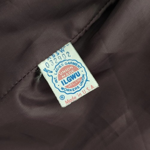 VTG Adolph Schuman For I. Magnin Purple Ultra Suede Open Lined Blazer Women's 14 - Picture 8 of 13