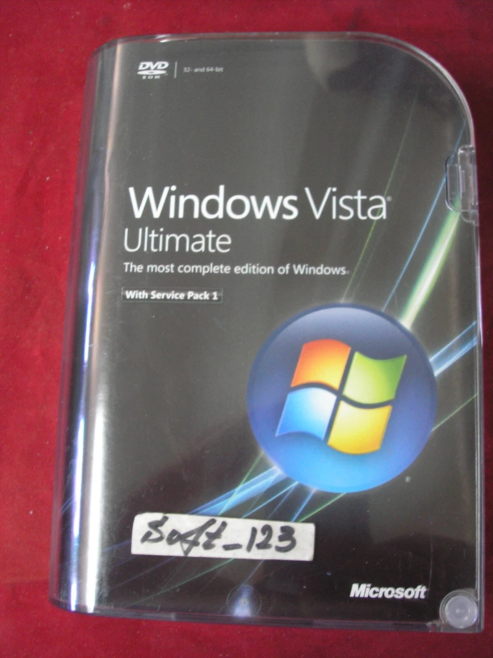 Microsoft Windows Vista Ultimate Full w/SP1 32 Bit & 64 Bit DVD =NEW SEALED BOX= - Image 2 of 4