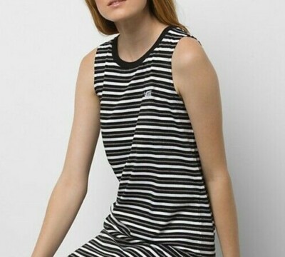 Vans Check Midi Dress - Women's Black Xs