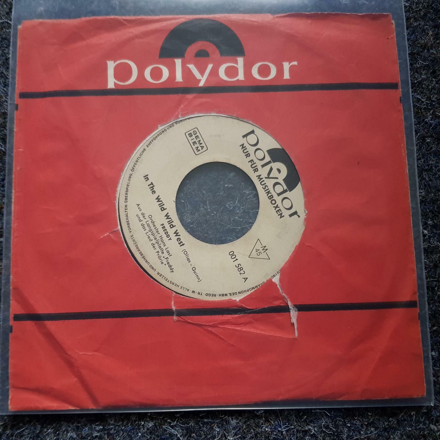 7"" Single Vinyl Freddy Quinn - In the wild wild west/ Dear old Joe PROMO