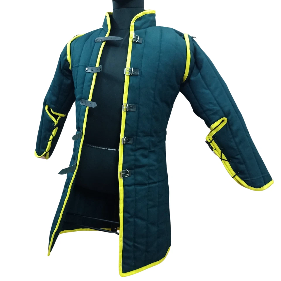 Medieval Padded Gambeson LARP Cosplay Jacket - Cotton Viking Historical Cosplay - Image 2 of 3