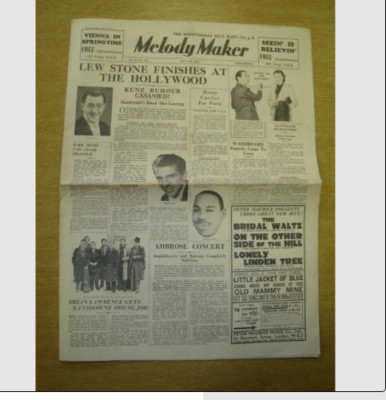 MELODY MAKER 1935 MAY 25 LEW STONE MANTOVANI WASHBOARD BERT AMBROSE