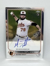 2022 Topps Chrome Marcos Diplan #RA-MD Rookie Auto - Orioles - RC