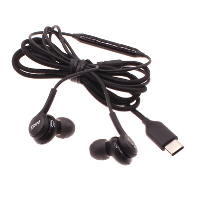 OEM AKG TYPE-C Earphones Headphones USB-C Earbuds w Mic for Cell Phones