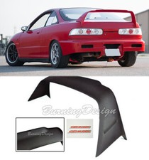 For 94-01 Integra 2dr Dc2 Abs Rear Trunk Mugen Gen 1 Spoiler Wing W Red Emblem