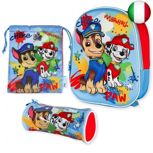 Zaino Scuola Elementare Bimbo 3D, Zainetto Asilo Bambino e Astuccio Scuola  | eBay