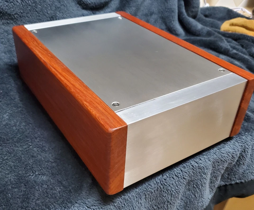 DIY Tube amplifier linestage preamplifier audio chassis  14"D x 9.5"W x 4.6"H - Image 3 of 4