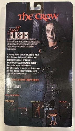 The Crow Eric Draven Cult Classics Action Figure NECA NIB Brandon Lee Rare 2009 - Picture 7 of 7