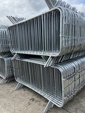 New Pedestrian barriers galvanised fixed leg thick spindles £24.00