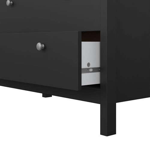 Madrid Chest 3 Drawers in Matt Black - Picture 10 of 13