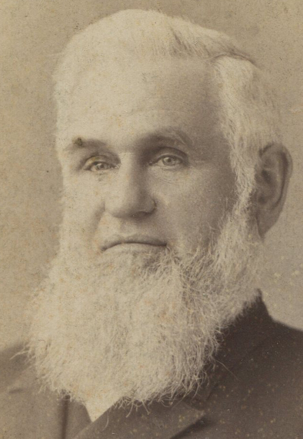 MAN WITH THICK WHITE HAIR AND BEARD. CABINET CARD. WASHINGTON, D.C. | eBay