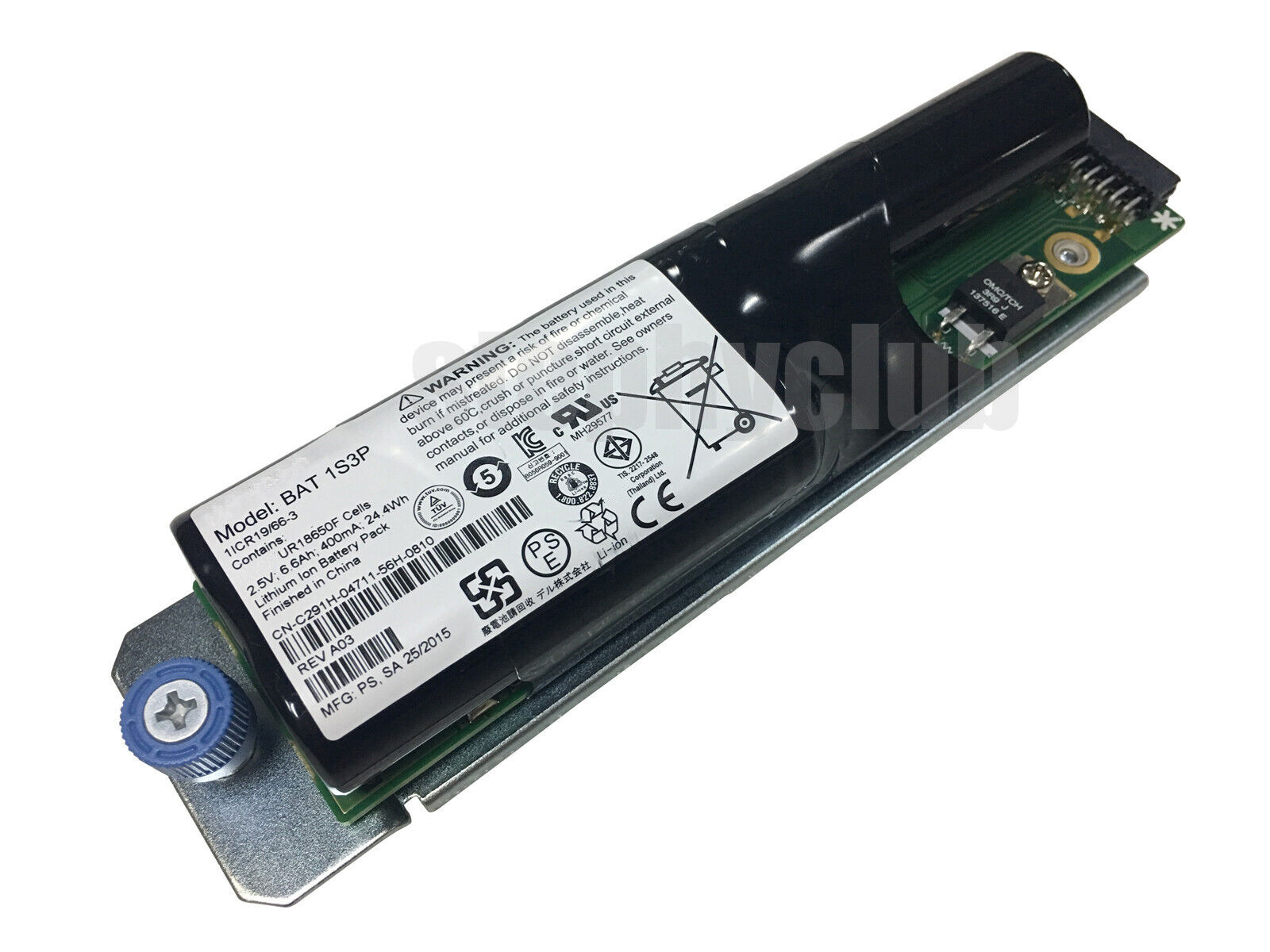 New BAT 1S3P Battery Fits for Dell Raid Controller Backup PowerVault MD3000iBAT
