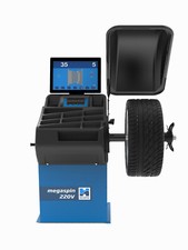 Auswuchtmaschine Wuchtmaschine Hofmann Megaplan 220V mit Radschutzbogen