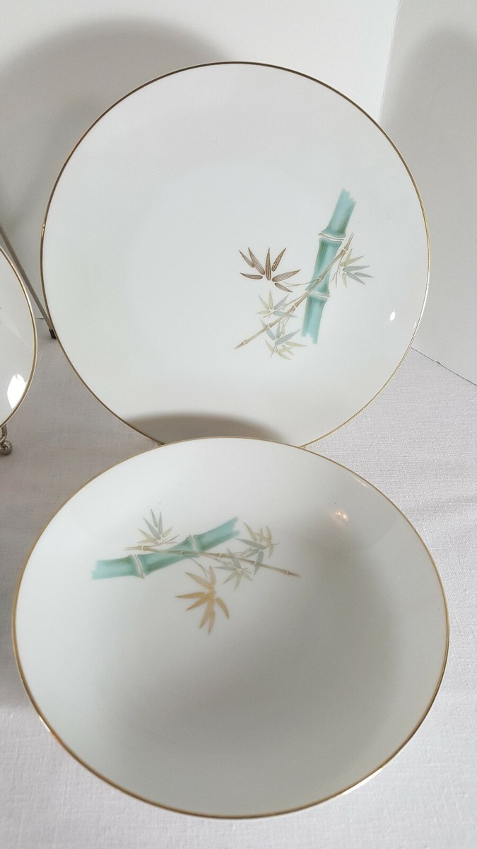 Noritake Vintage Oriental Bamboo Pattern #6341 Porcelain China Set