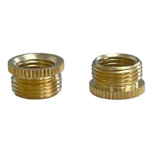 Brass Lamp holder Reducer 1/2" TO 3/8"mm Lighting Adapter - Pack of 2 - Picture 1 of 12