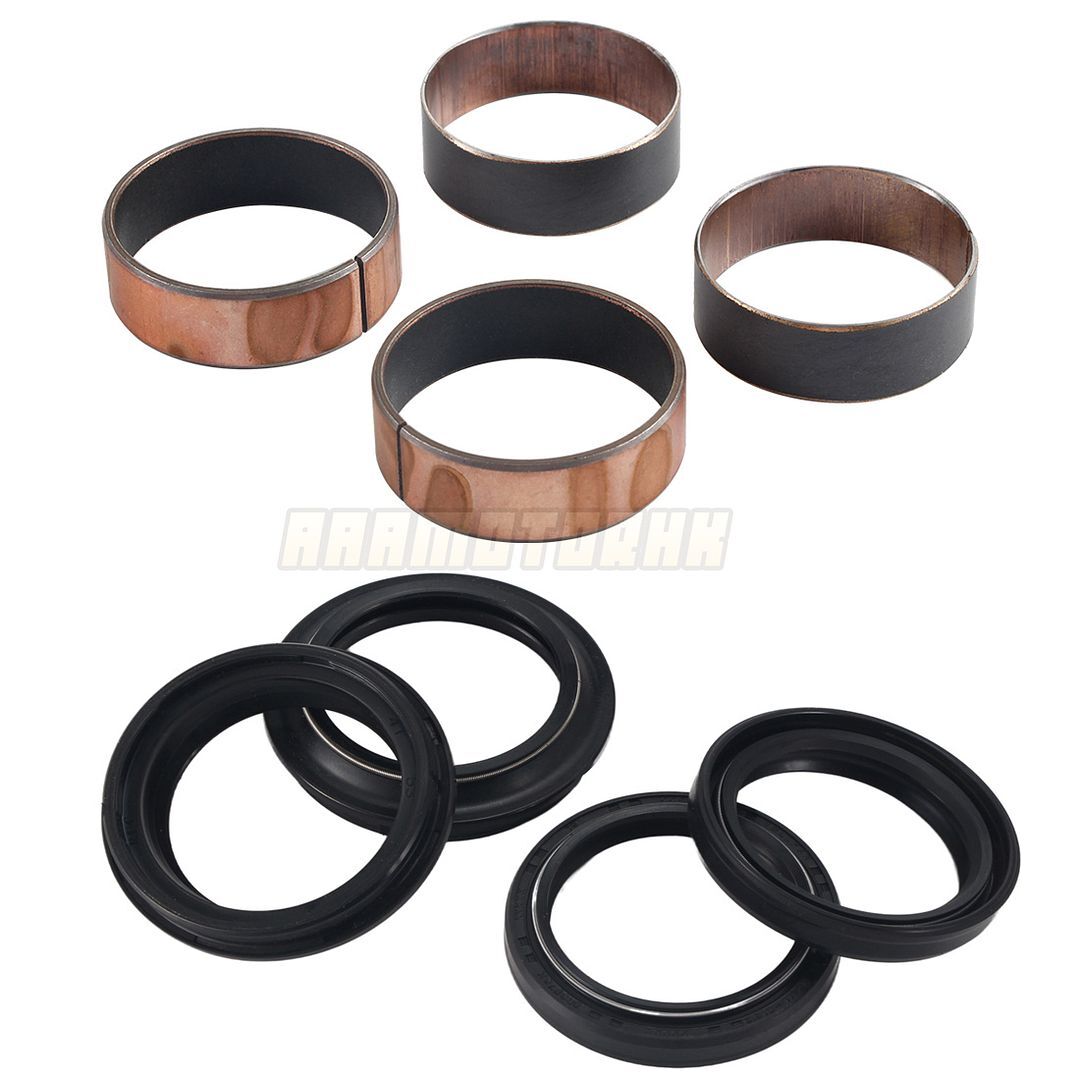 Fork Bushings Dust Oil Seals Rebuild For Kawasaki ZX900 GPZ900R